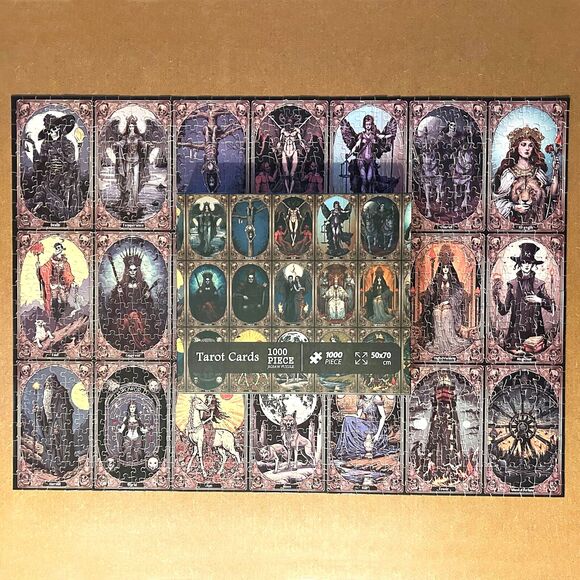 Tarot Cards 1000 Piece Jigsaw Puzzle - Complete - Picture 3 of 8